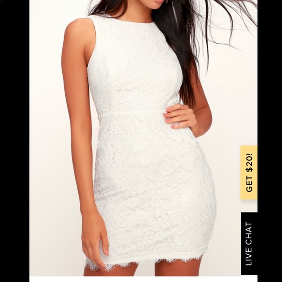 Lulus Dresses & Skirts - White lace dress